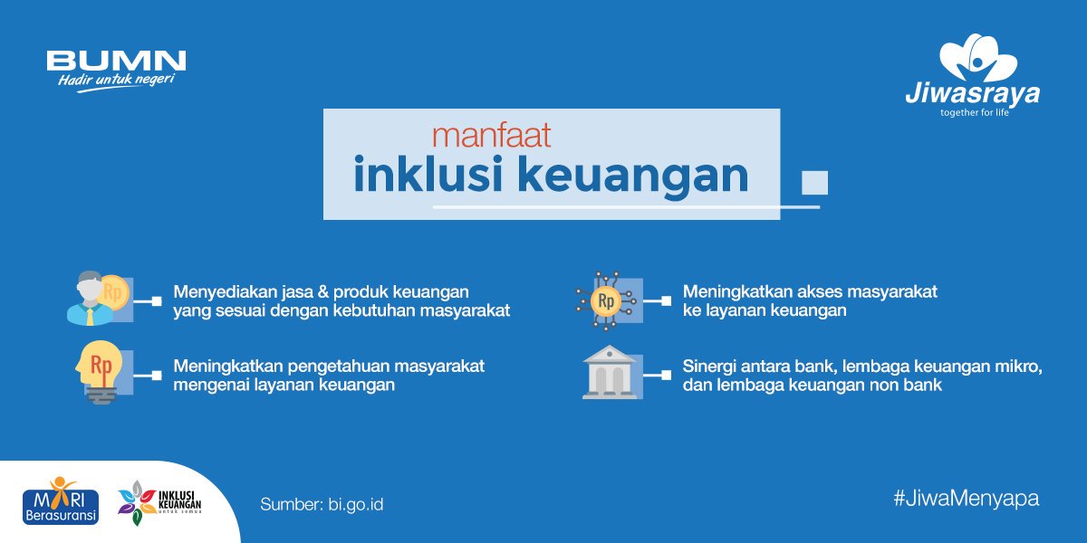 Katanya "wake me up when September ends", nah, sudah pada 'wake up' belum? ☺ Bulan Oktober tandanya kita memasuki bulannya inklusi keuangan. Apa manfaatnya? Simak informasi berikut:

#JiwaMenyapa #Jiwasraya #MariBerasuransi

(Sumber: bi.go.id)