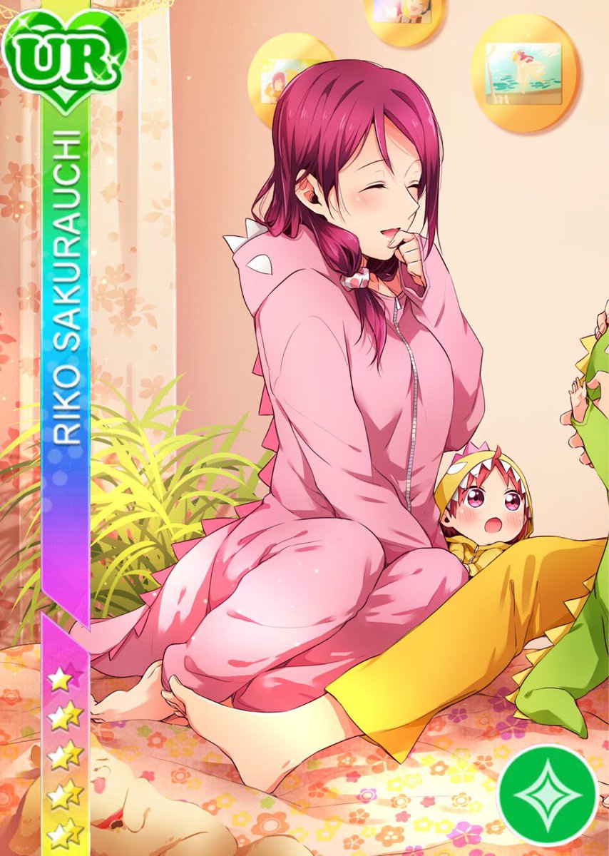 Kougi 昨日描いた絵をスクフェスur風で遊んでみた 千歌梨子新規ur 子育て編 ゲット