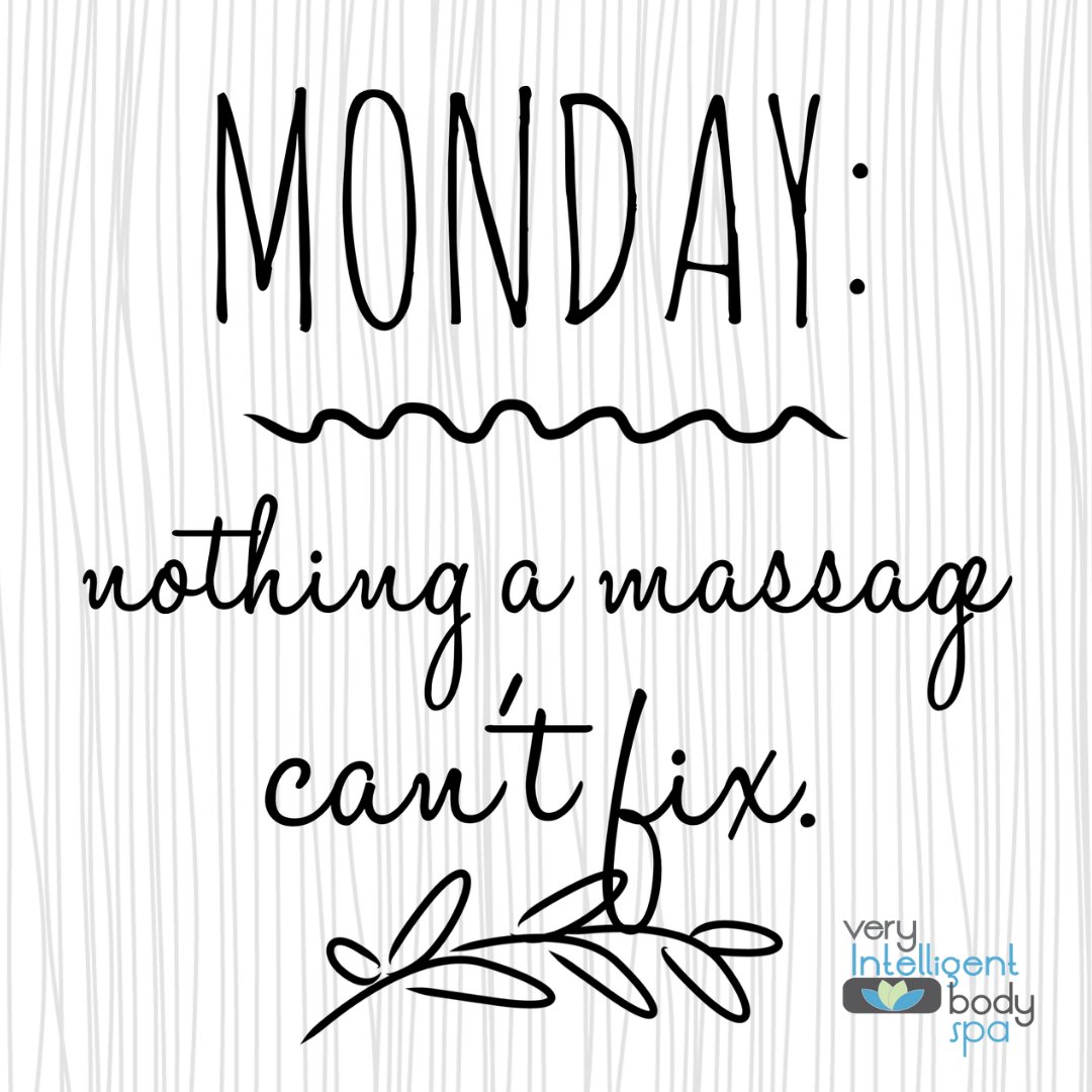 intelligentbody's tweet photo. ITS MONDAY!!! Let's start the week in the best possible way. Come to VIB SPA to get some stress out of your system and continue having an amazing week. 📞786 574 9656  
#vib_spa #veryintelligentbodyspa #miamispa #massage #tensionrelease #relax #bestspa #newweek #newgoals #monday https://t.co/yXDo7rqaNY