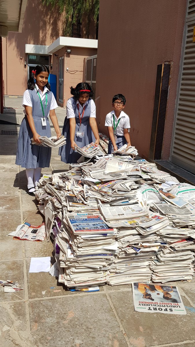 StJosephs_UAE's tweet photo. #Recycle #uae #SJS #Verte #Sustainability #NewspaperCollection
Collected 850kgs of newspaper for recycling https://t.co/uHGL1YzRdX
