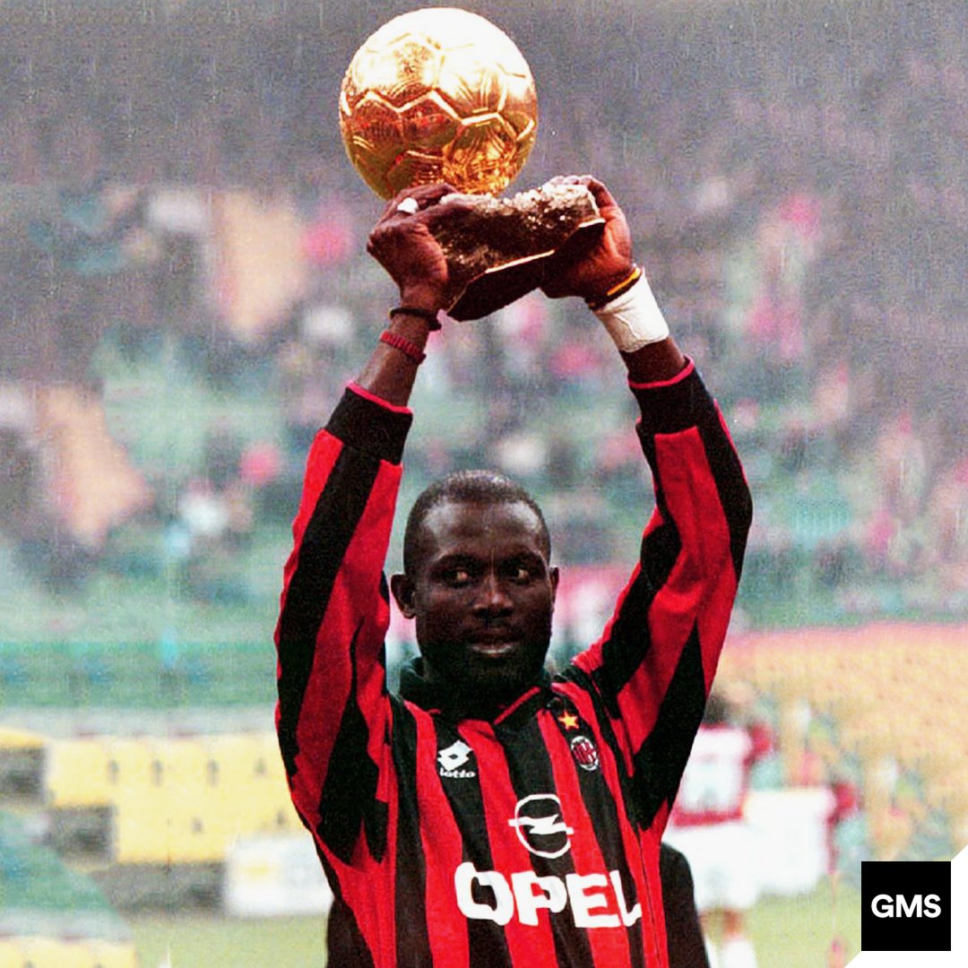 Happy 52nd birthday to Ballon d\Or winner, George Weah.

The first and only African winner! 