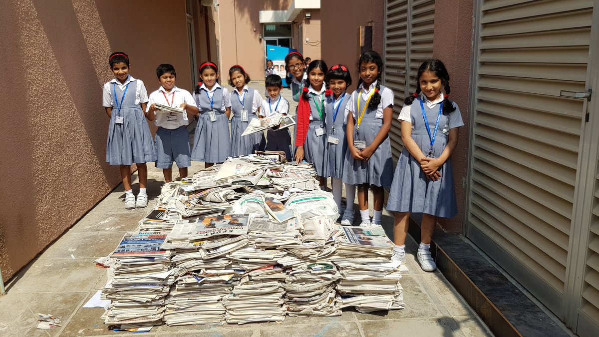 StJosephs_UAE's tweet photo. #Recycle #uae #SJS #Verte #Sustainability #NewspaperCollection
Collected 850kgs of newspaper for recycling https://t.co/uHGL1YzRdX