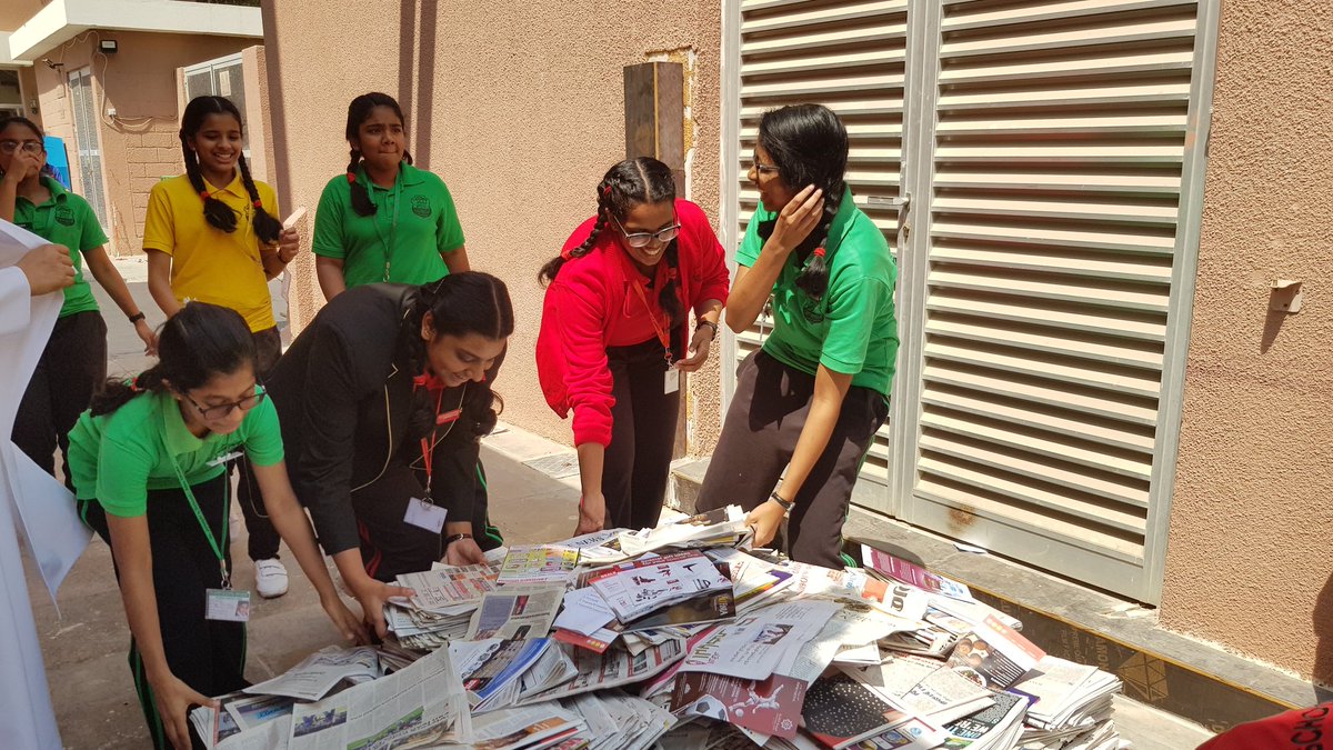 StJosephs_UAE's tweet photo. #Recycle #uae #SJS #Verte #Sustainability #NewspaperCollection
Collected 850kgs of newspaper for recycling https://t.co/uHGL1YzRdX