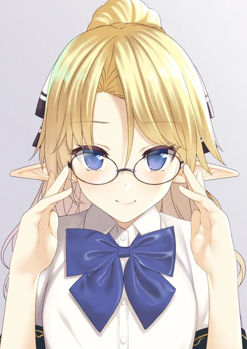 前に描いた眼鏡のエルフです
#メガネの日 