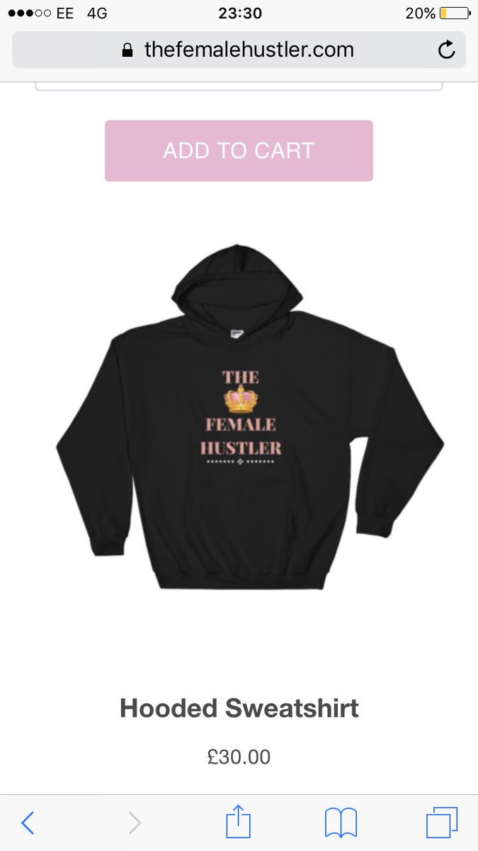 Female__Hustler's tweet photo. We're doing a Female Hustler giveaway! First 10 of our female hustlers to DM us a print screen of their ticket for tomorrow's event gets a free #femalehustler hoody sent to them 👑👑👑 #thefemalehustler #femaleboss https://t.co/2YDQf7g4xt