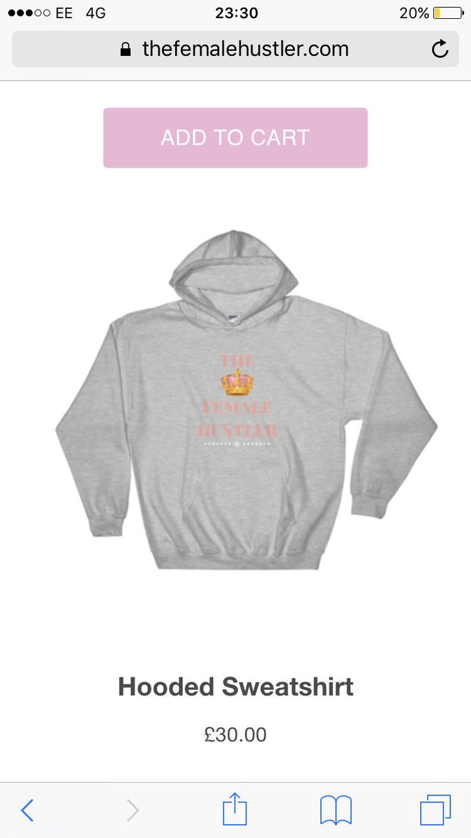 Female__Hustler's tweet photo. We're doing a Female Hustler giveaway! First 10 of our female hustlers to DM us a print screen of their ticket for tomorrow's event gets a free #femalehustler hoody sent to them 👑👑👑 #thefemalehustler #femaleboss https://t.co/2YDQf7g4xt