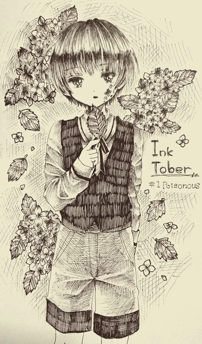 こういうの参加するのめっちゃ好きです?
#inktober2018 
#inktober 