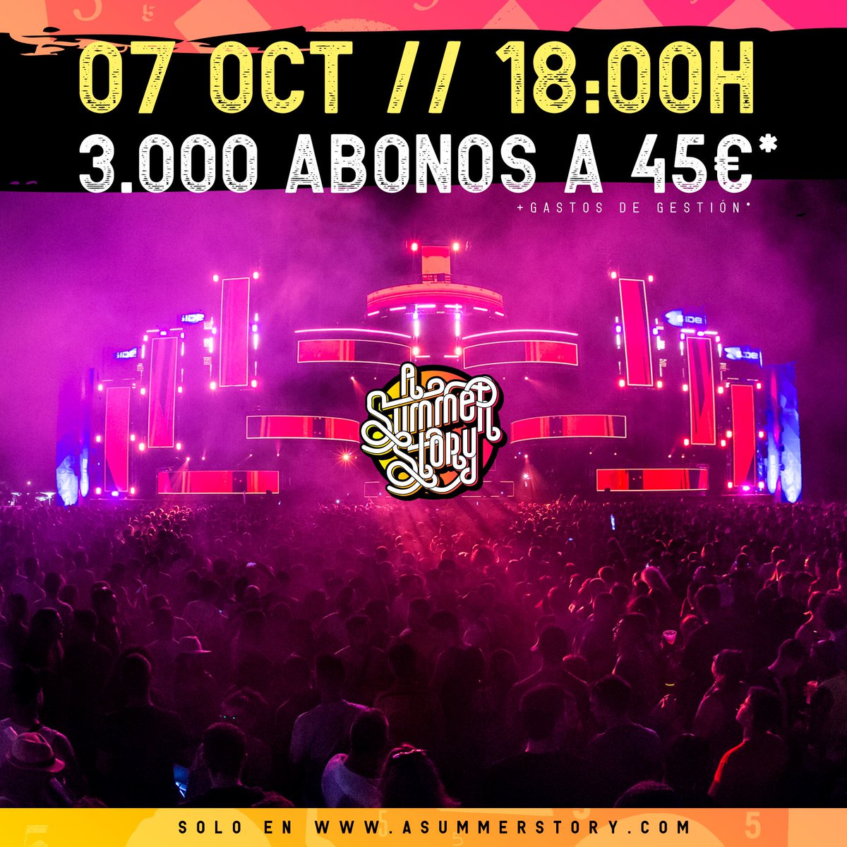 RT. Sorteo 2 abonos + 2 packs merchandising. Después de agotar los primeros 10.000 abonos y recibir miles de peticiones de Summers que no pudieron conseguir el suyo, adelantamos el siguiente tramo para que no te quedes fuera y, como siempre os avisamos... ¡Van a volar! 🔥