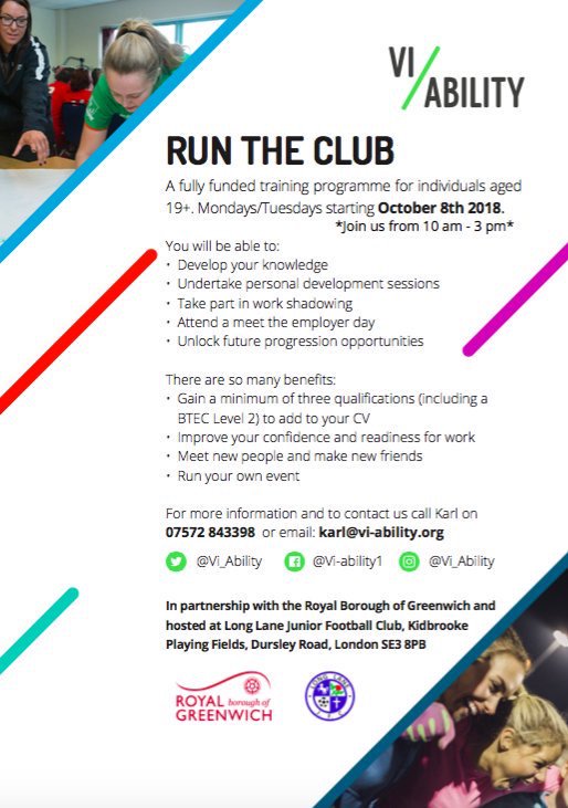 longlanejfc's tweet photo. Aged 19 or over?
Interested in sport and business?
Want to “run the club?”
Next course starts this October @longlanejfc
#upthelane🔵⚫️
For more info 👉https://t.co/rRO0h55jdy
@Vi_Ability @Royal_Greenwich @GreenwichHour
#greenwich #blackheath #kidbrookeVillage #SE3 https://t.co/IOzuv5aQ7S