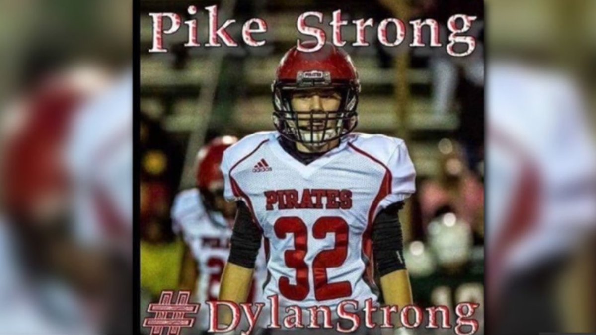 CadeWALB's tweet photo. Prayers going up for The family &amp; teammates of Dylan Thomas. Gone too soon. #DylanStrong #pikecounty https://t.co/CqjoNkuBti
