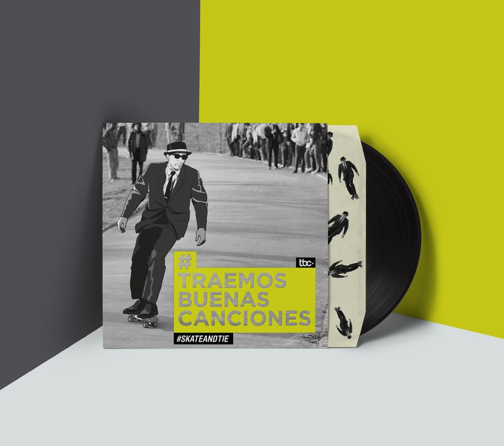 TBC_agency's tweet photo. Hoy es el día de la música!!!! y para celebrarlo TBC "Trae Buenas Canciones" al más puro estilo #skateandtie!!!! https://t.co/zzdMW0o09a #agencylife #musicislife #music #musica #díadelamúsica #TBCagency #Traemosbuenascanciones #spotify #playlist https://t.co/eNZnqm2c2d