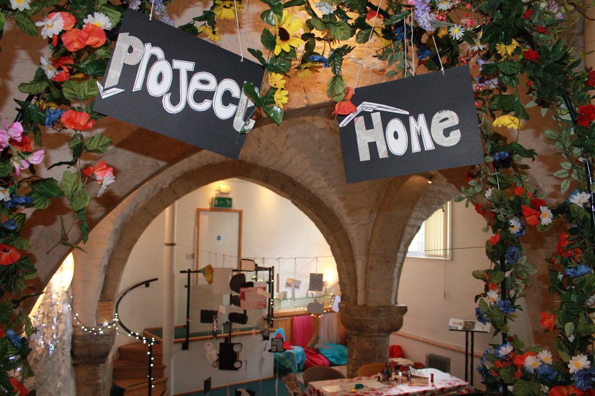 TakeOverYork's tweet photo. Project Home is now open. Experience what home means to you and to the rest of the York community. Open 1pm-5pm today and tomorrow. 
#speakout #takeover2018 https://t.co/GB9hVno8qO