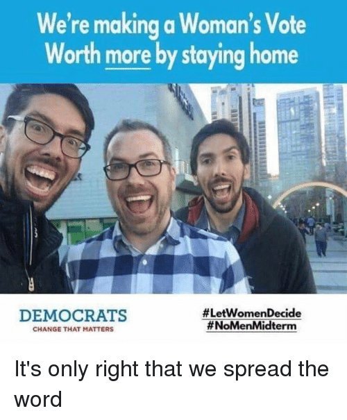 RightEyeGuy's tweet photo. I still can believe twitter banned @RealJamesWoods over #nomenmidterm #LetWomenDecide #FreeJamesWoods rt rt rt https://t.co/vqOQDsKdvP