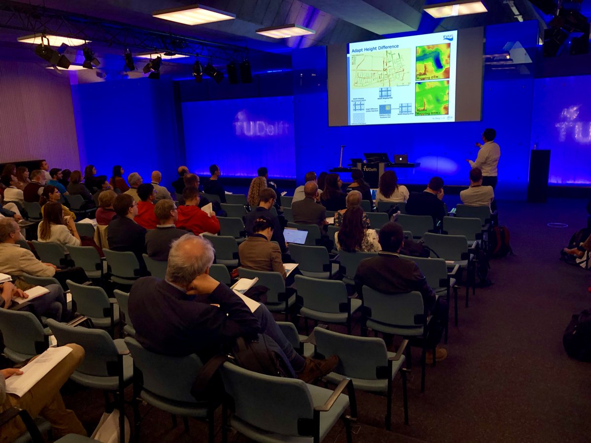 fbiljecki's tweet photo. It’s that time of the year: #3DGeoInfo 2018 is on 🤓. Great to be back at @tudelft3d ☺️🇳🇱, and looking forward to hearing about the latest #3DGIS developments. Thanks to the team behind @3DDelft2018 and #GeoDelft https://t.co/yzNqh9i1gp