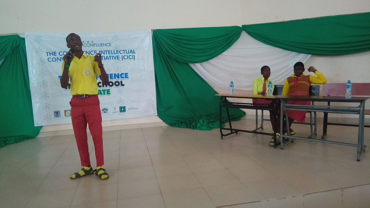 vianneyvick122's tweet photo. Confluence Intellectual Convergence Initiative CICI The Confluence Inter-School Debate between Crowther Momerial College versus Govt, Science Secondary School
#ConfluenceInitiative
#InterSchoolDebate
@Daraofourtime @pibcidng @yalikogi @YaliAbuja @ActivistaKG @ActivistaNG https://t.co/Td2T282v2J