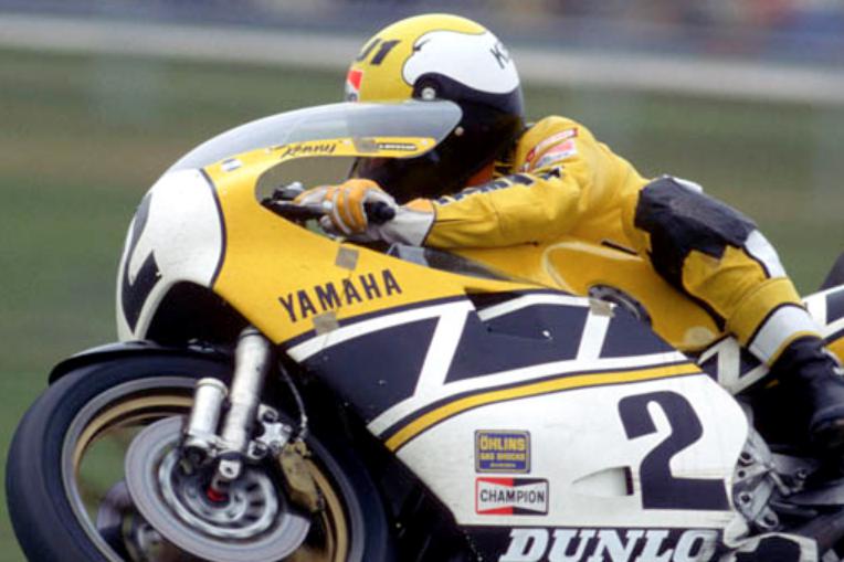 WGP500 ケニー・ロバーツ】ケニーと言えば個人スポンサーの「PJ1オイル