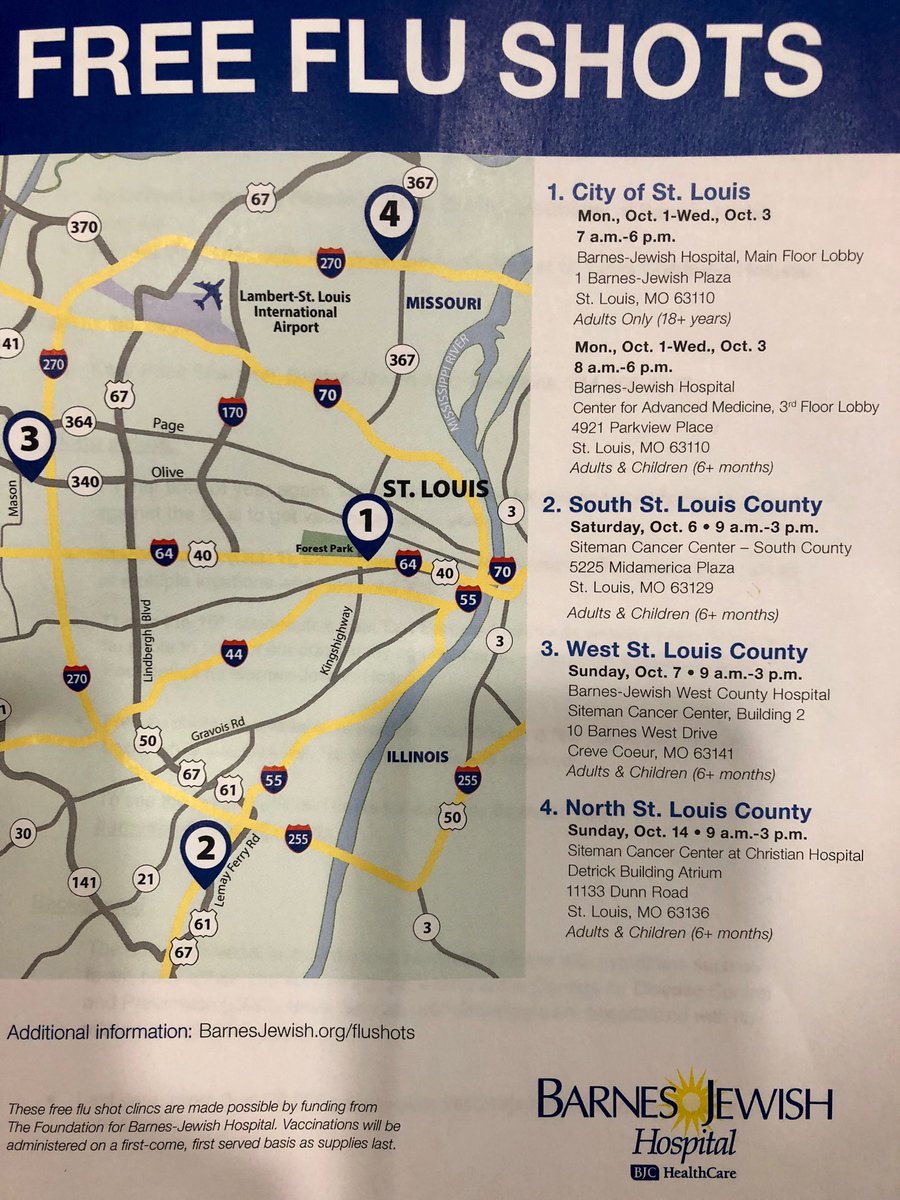 Katherine Hessel On Twitter Free Flu Shots Barnesjewish
