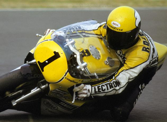 WGP500 ケニー・ロバーツ】ケニーと言えば個人スポンサーの「PJ1オイル