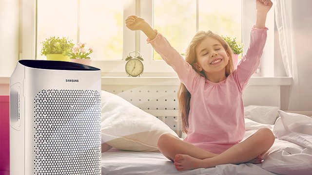 SamsungChile's tweet photo. ¡RT si #AirPurifier llegó para que puedas dormir tranquilo/a! Limpiará el aire que respiras mientras duermes y despertarás libre de alergias. #ConSamsung 😊 https://t.co/IBV3N7r21T