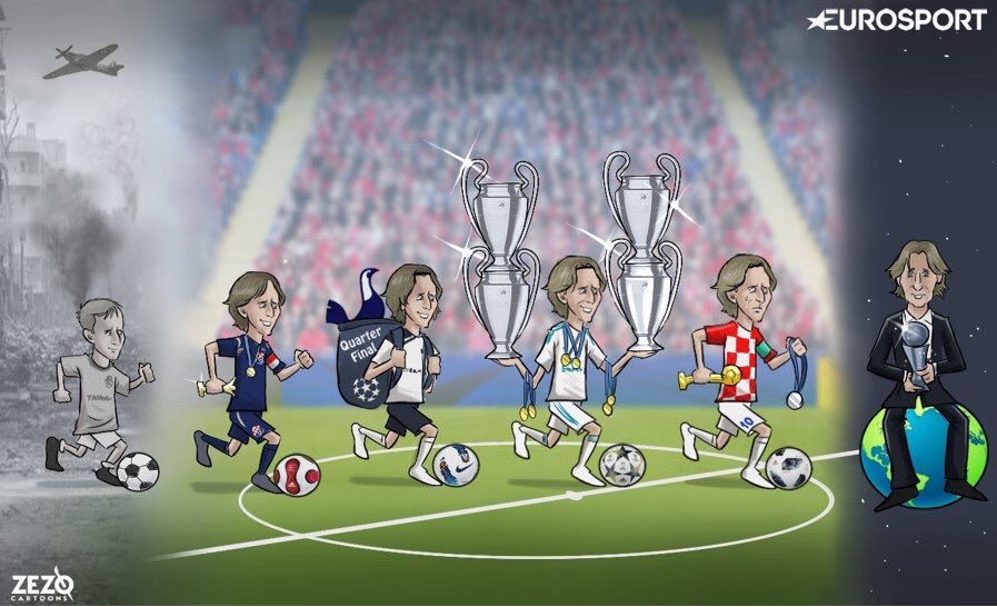 InfoRealM's tweet photo. Luka Modric: from his war filled childhood to his brilliant career to being named FIFA’s Player of the Year! https://t.co/f5Kyu6razn