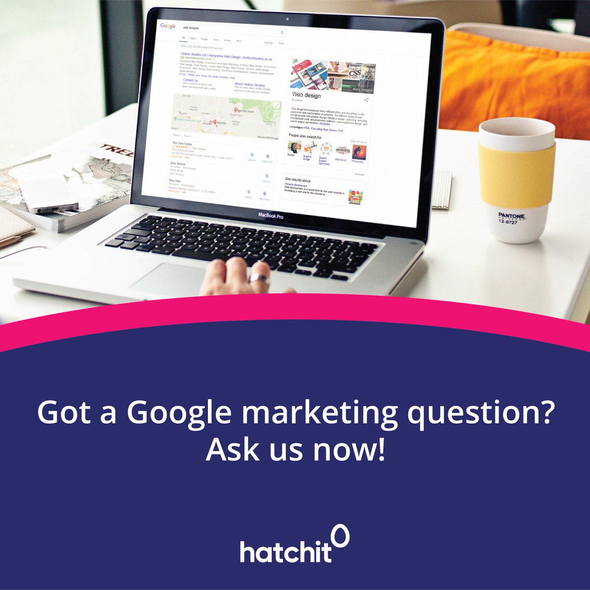 HatchitDesign's tweet photo. We provide winning online marketing strategies that help generate more website visitors, enquiries and sales! Do you have a question? Ask away!

#onlinemarketing #seo #marketingquestion #wowbromley #beckbromfl @BromleyCupper @BeckenhamBA @WoW_Bromley @BeckenhamBA @NewsInBeckenham https://t.co/ERpIzhvih4