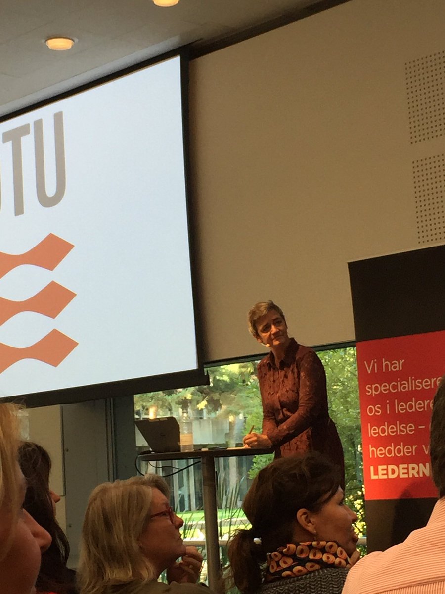 gittebruunj's tweet photo. Margrethe Vestager taler ledelse, på DTU. Og siger: kære mænd nu er det kvindernes tur. https://t.co/7Wp6ml0J63