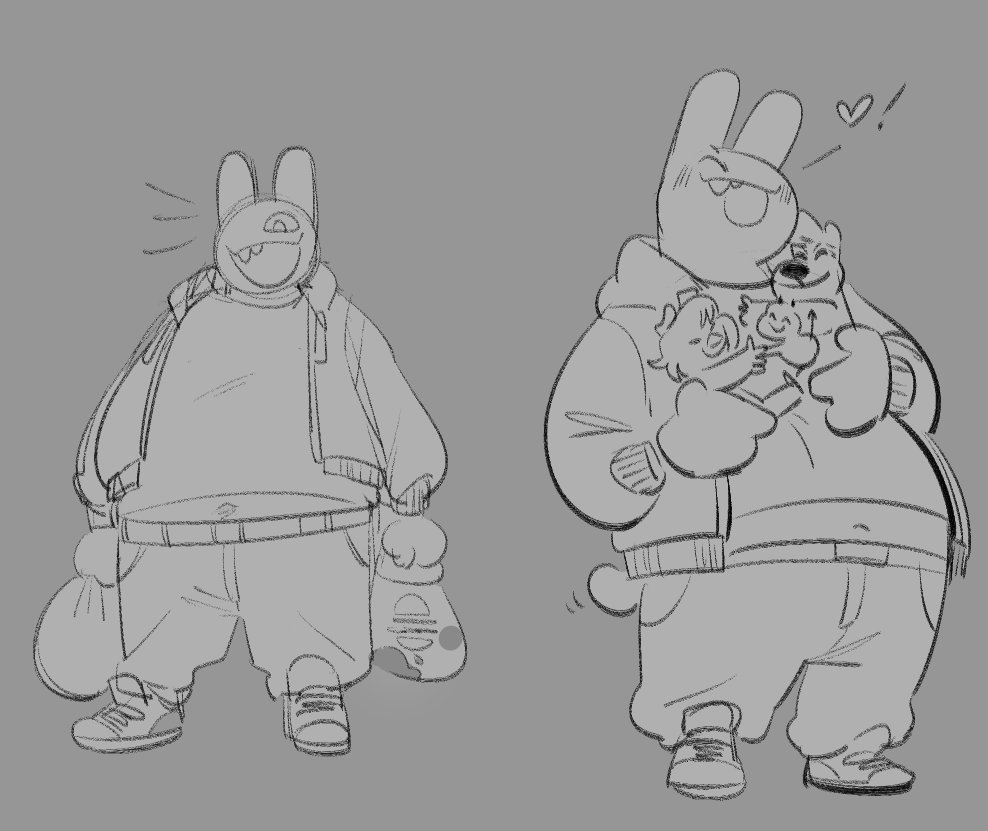 OwO I was thinkin about Gut.... ewe and since he's Gluttony n all... I wanted to give his more "demonish" form a go 