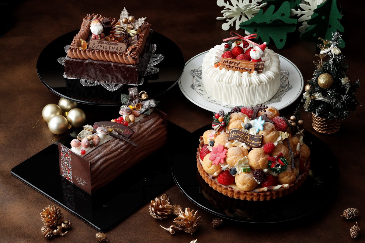 ホテルニューグランド 公式 Pa Twitter 本日10 1よりクリスマス限定デザインケーキの予約開始です 今年は新作ケーキ が2種類 各限定台 定番の苺ショートケーキと生チョコレートケーキはクリスマスバージョンに装いを変えて登場です T Co Zciox7rvoo