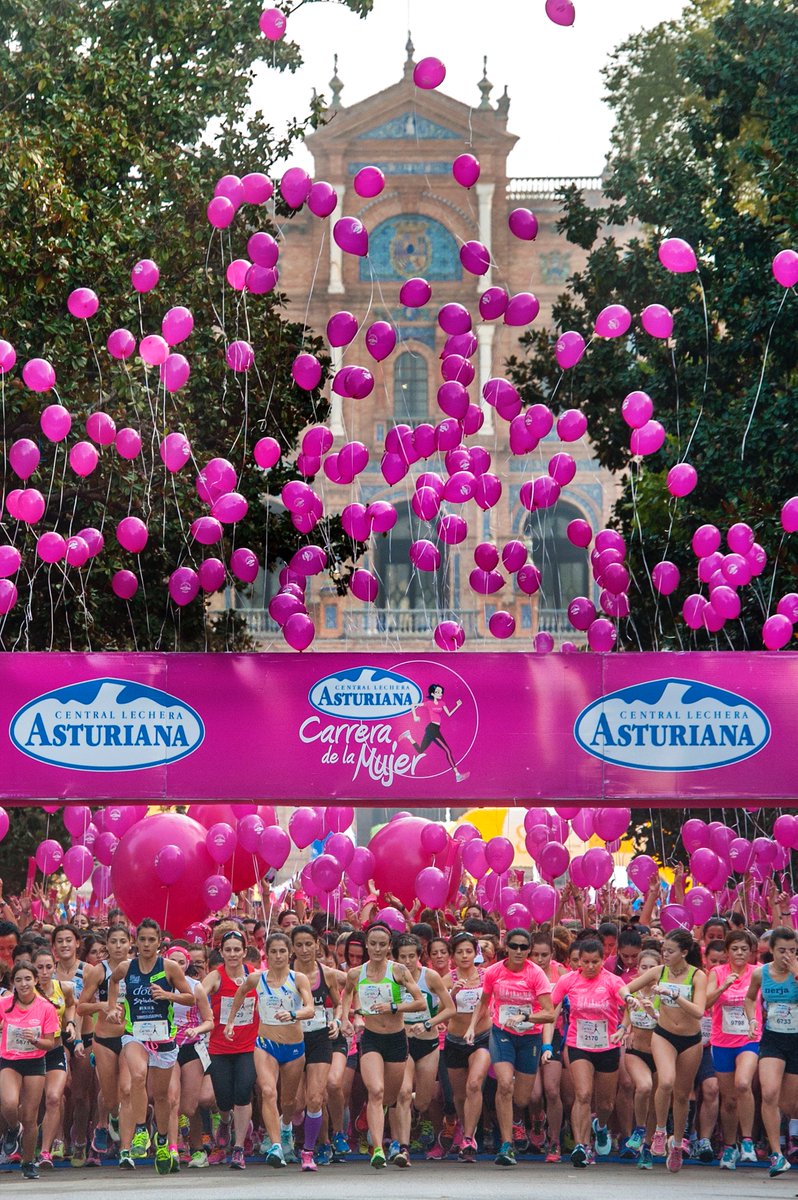 CarreraMujer's tweet photo. El domingo vuelve la #CarreradelaMujer2018 @LecheAsturiana. Qué ganas tenemos, ¡¡¡Sevilla!!! https://t.co/rhrOWQ6oWI https://t.co/x7FN4eUWfH