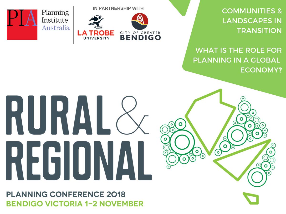 pia_planning's tweet photo. This time next month we'll be into day one of 2018 PIA National Rural & Regional Planning Conference!
Have you registered and made your travel plans yet?
Register and find out more info here: https://t.co/Uv7Hw8HgHF
#PIA #Planning #RANDR2018 https://t.co/U5Vio3HXhC