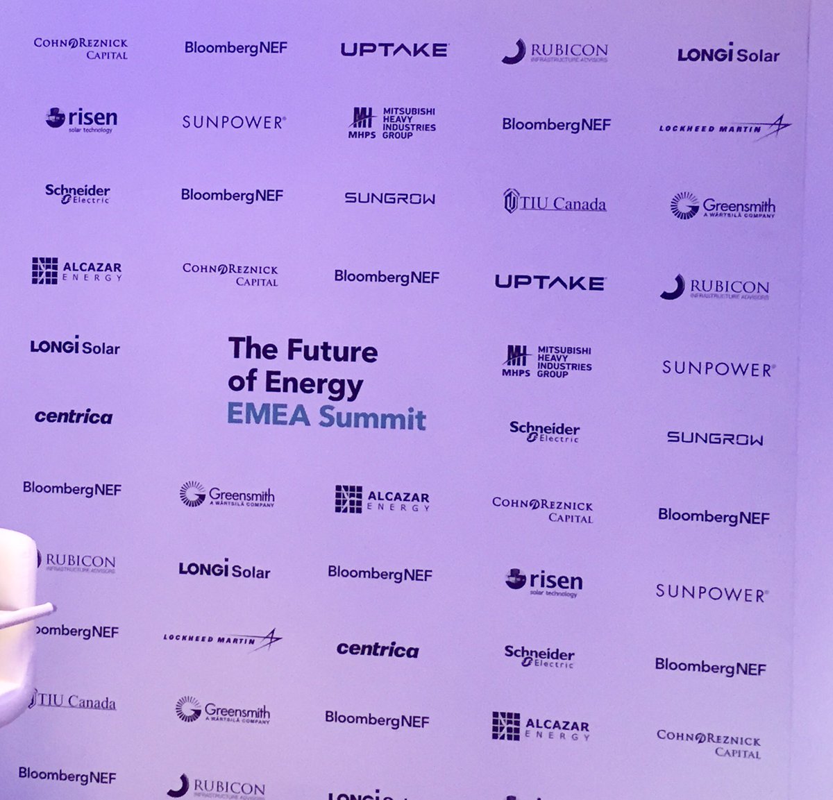 AlixChambris's tweet photo. Getting ready for the future of energy summit by @BloombergNEF #BNEFSummit #accelerateET #tw4SE https://t.co/4LFHrOUkDQ