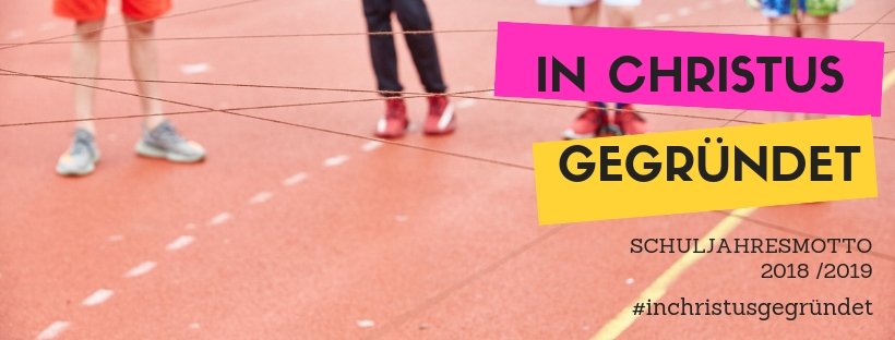 CSH_Waldshut's tweet photo. Unser neues Motto wird uns das gesamte Schuljahr über begleiten. #inchristusgegründet #schuljahr18_19 #gutgestartet #mitgott #miteinander #mitrespekt #mitqualität https://t.co/r154BIySHO