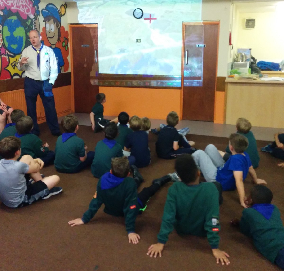 Look - flood ready scouts! One of the keys to a climate resilience nation is raising awareness - and these West Bridgford Cub Scouts are leading the way checking their flood risk and response plans if the Trent was to flood #FloodAware