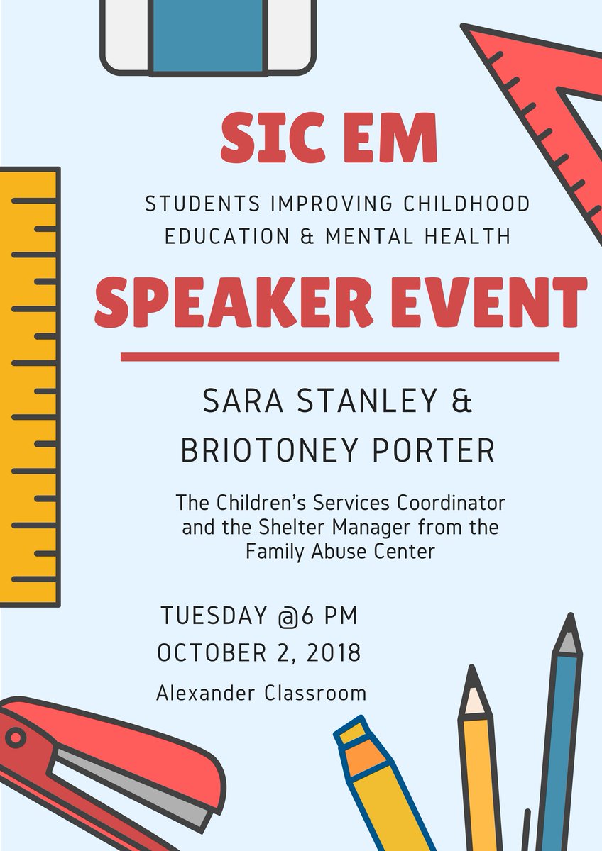 Come check out our meeting on Tuesday! We some have awesome speakers coming out😊