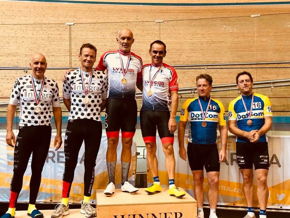 LegalIntegra's tweet photo. Team @LegalIntegra @BorntoBikeRT taking the silver medal at the @LVRCRIDERS National Madison Champs at @derby_arena on Saturday https://t.co/qPqopgqOCP
