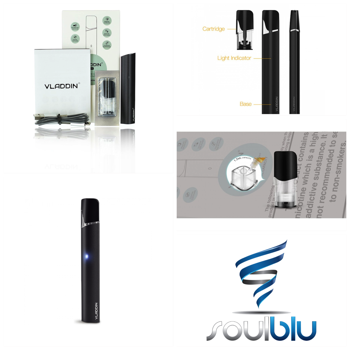 SoulbluVape's tweet image. Have you seen the Vladdin RE refillable POD system? 👌

Here's what we think:
• Portable, discrete &amp;amp; durable
• Spill-proof &amp;amp; leak-free design
• Easy to use &amp;amp; maintain

AVAILABLE in store 👍 and online! tinyurl.com/Soulblu-Vladdin

#Vladdin #VladdinRE #Vaping #VapeLife #Soulblu