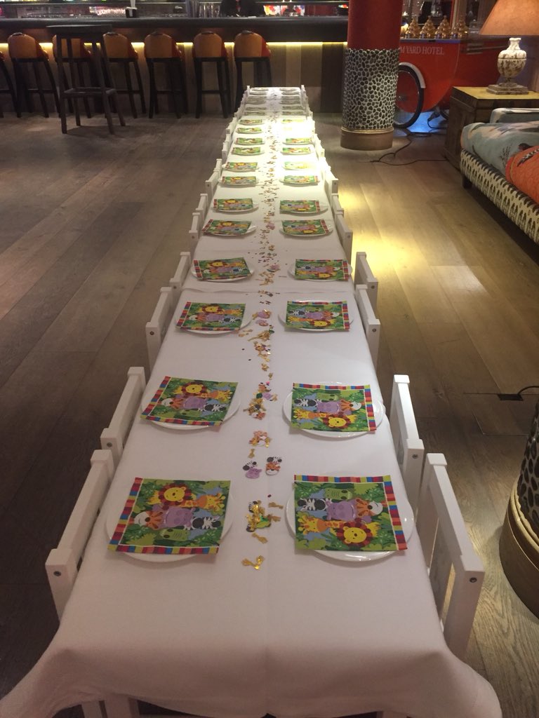 SqaudTrend's tweet photo. RT @Occasions_pim: Our tables and chairs all set up at the lovely @Ham_Yard for Theo’s #safari themed birthday party 💚🐾🦁 #tablesandchairs #childrenstableandchairhire #safariparty #londonhotels #londonevents #occasionspartyshop #bespokeparties #london… https://t.co/vNyWTSt39E
