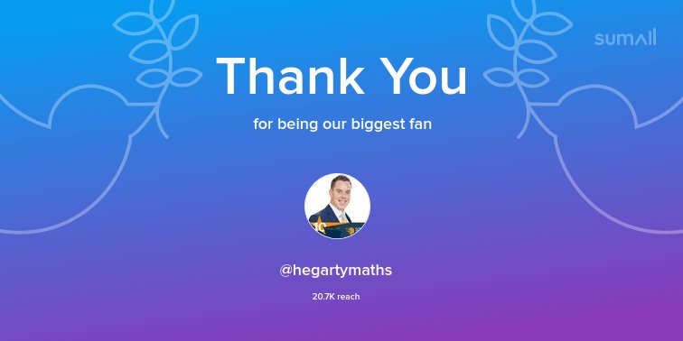 saviomaths's tweet photo. Our biggest fans this week: @hegartymaths. Thank you! via https://t.co/hKxOfc7A1F https://t.co/EormVwT8Ir