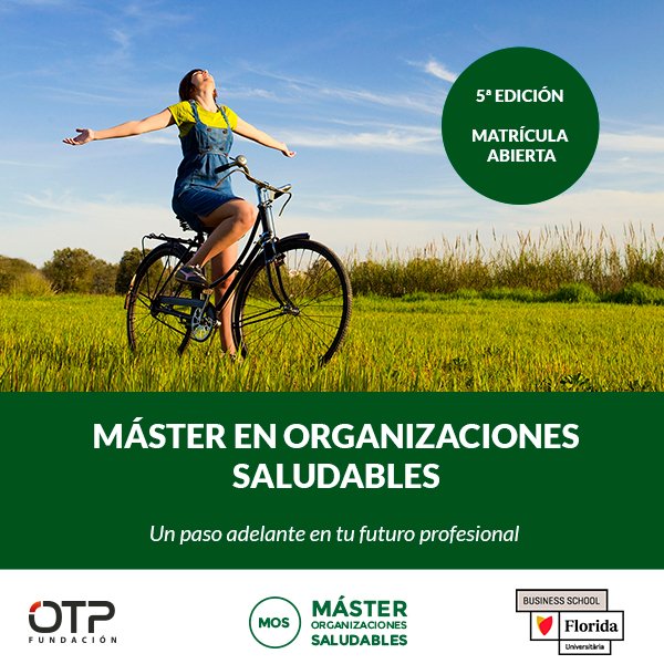 PrevencionOTP's tweet photo. ¡¡¡Abierto el plazo de matriculación en #MasterMOS !!! reserva tu plaza #RRHH #PRL #SST @floridauni
📤 https://t.co/aUloRJCZvE https://t.co/d7tngdJMIv
