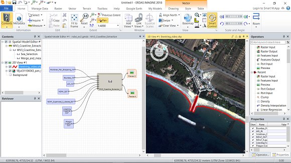 planetek's tweet photo. Digitalizzare la linea di costa in modo automatico con i dati satellitari ad altissima risoluzione #WorldView-3 e #ERDASIMAGINE 2018 #spatialmodeler #telerilevamento
https://t.co/jdR60F6TBr https://t.co/W8XY0N3WVv