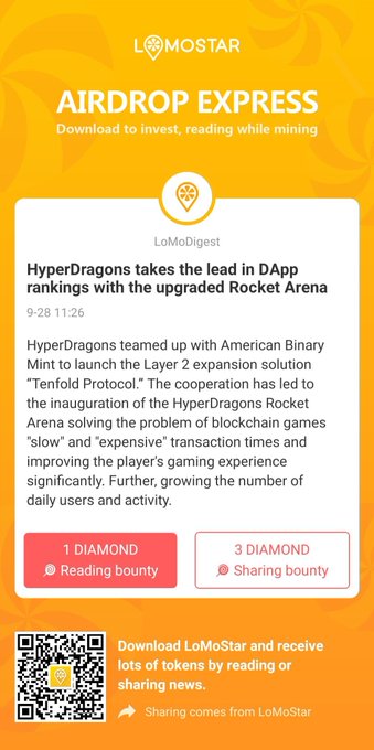 Download LoMoStar and immediately participate in reading mines click https://t.co/9GTH8QeOiu to download