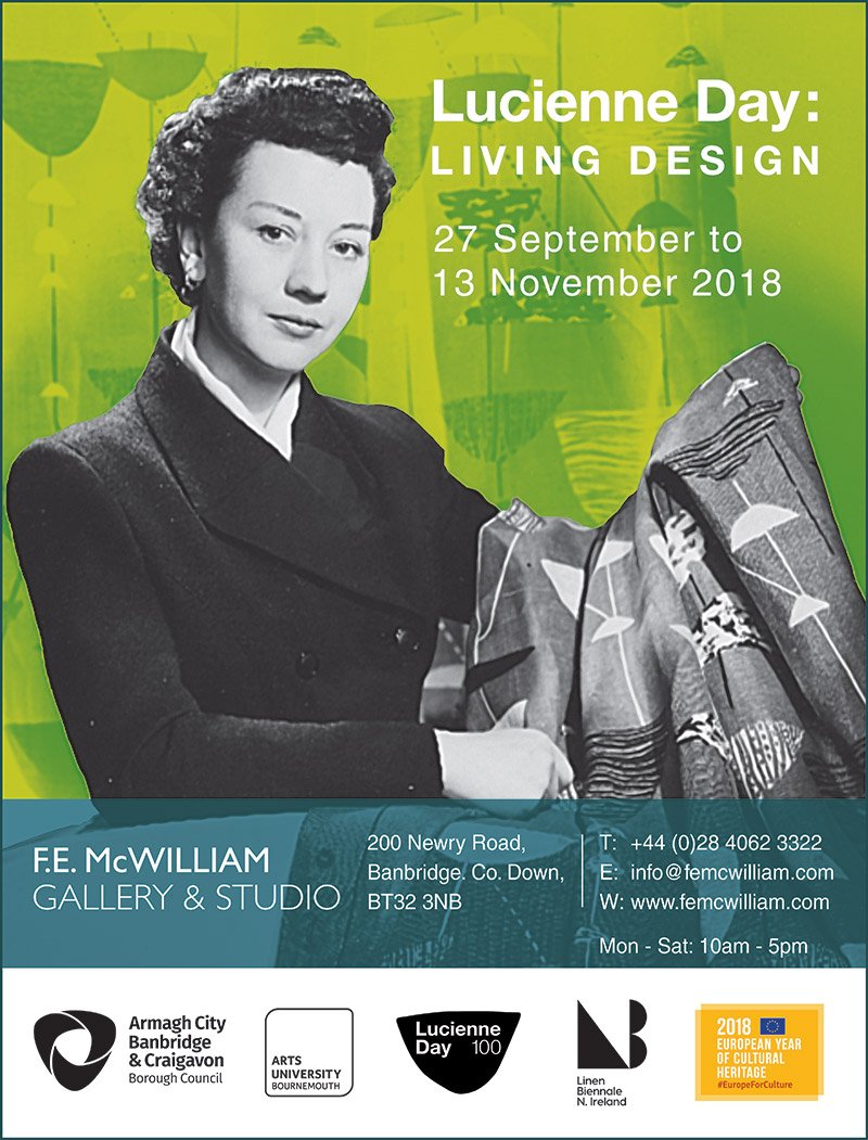 Robin_Lucienne's tweet photo. Brilliant @TheGalleryAUB @inspiredAUB exhibition #LucienneDay: Living Design is now open at @FEGALLERY Mon - Sat till 13th November. Part of @LinenAliveNI. https://t.co/lzKgvmpipk