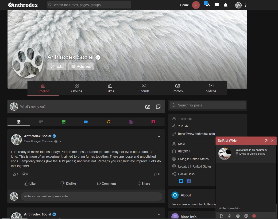 AnthroDex's tweet photo. More screenshots of #Anthrodex using our new ~Night Mode~. Likey? There's way more awesome to see when you join! It's free. More features coming! #furry #furries #furryfandom #anthro

Join using Twitter! https://t.co/3OsdHlMfIH
Manually Register: https://t.co/JVgWln29iL https://t.co/mA6SLsHvoN