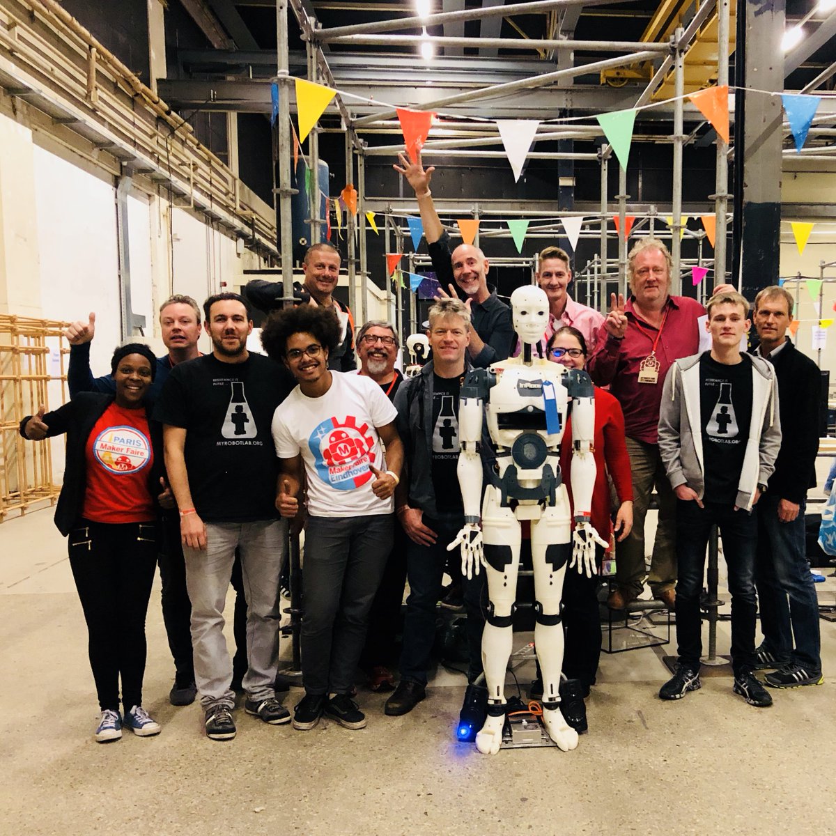 InMoov's tweet image. We already miss you all ... 
T H A N K   Y O U  @EHVMMF  #EMF18 @renepare and the maker crew !!
Everyone was having a blast 😎🚀💥
What a Great Success !!!