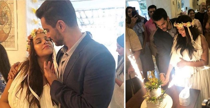 NTDIndia's tweet photo. Mom-to-be Neha Dhupia looks angelic in white at her baby shower!

https://t.co/1YHfG2IIar

#Bollywoodcelebs #Bollywoodpulse @NehaDhupia @Imangadbedi @NehadhupiaFC1 https://t.co/EfkjpJ6NSp