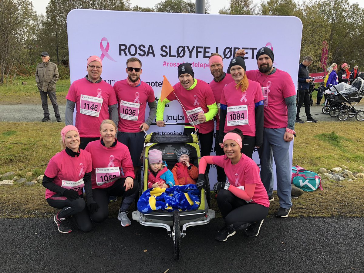 Rosa Sløyfe-løpet byr ikke bare på god og viktig trim, men minner oss på en særdeles viktig sak @Rosasloyfe #wecare #thegoodneighbour