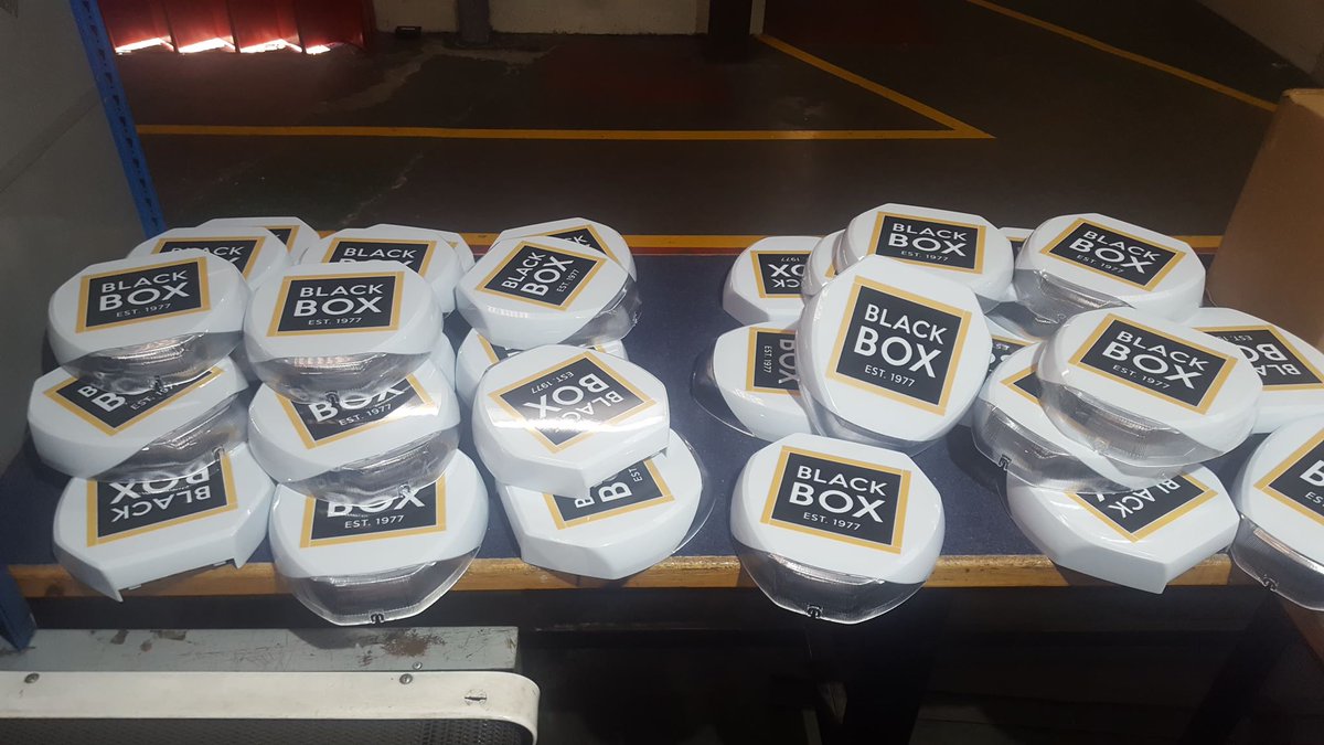 _CQR's tweet photo. Black Box Security lids all printed. Don't really thank the people behind the scene but our printing lady Sue done a brilliant job as always. Over 25 years on the job and still as hard working as ever.  @blackboxsec1 @ChrisatCQR https://t.co/uQaIHNw4g5 https://t.co/kqkQTKJtrz