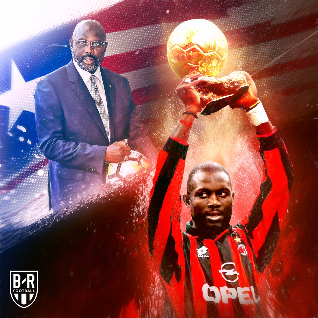 Happy 52nd birthday to George Weah, the only man in history to win a Ballon d\Or and lead a country. 