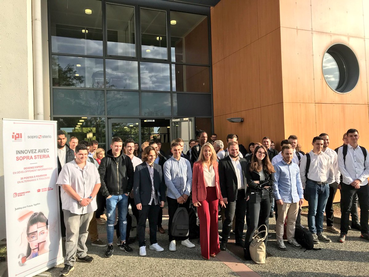 NadiaPellefigue's tweet image. Très heureuse d’être la marraine de la 1e promotion des 23 alternants #Digitalents. 
Un beau partenariat entre @GroupeIGS_31 @IPIToulouse et @SopraSteria_fr pour préparer les talents d’@Occitanie de demain dans le domaine du #numérique.
👋 Antoine et Benjamin issus des #ERN