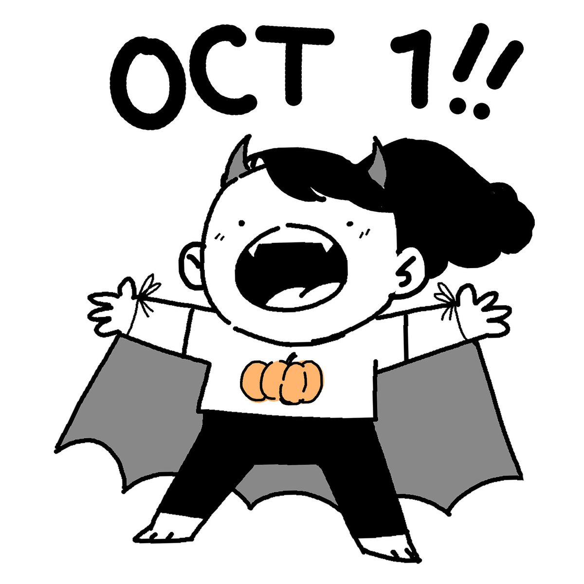 EviPineschi's tweet photo. i'm HORNY FOR HALLOWEEN #inktober #Drawlloween https://t.co/yS4n7Oeolf